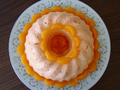 What is a recipe for pineapple-orange Jell-O salad?